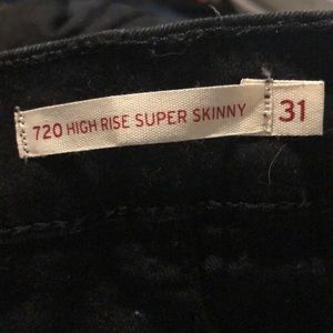 Levi’s 720 black jeans petite